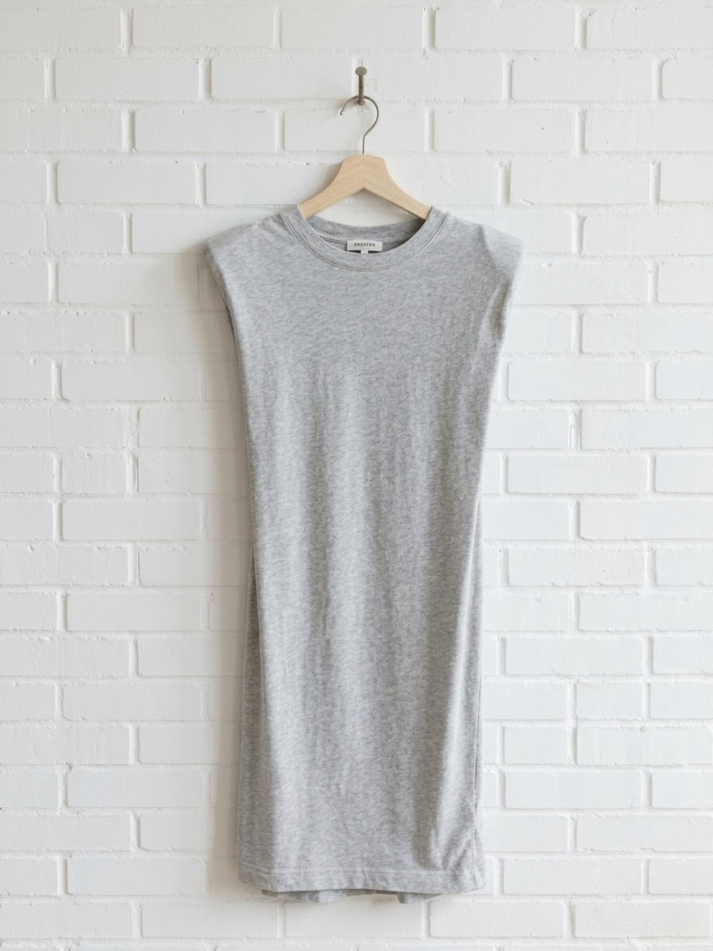 Aritzia Babaton Shoulder Pad Dress Heather Grey Size XS